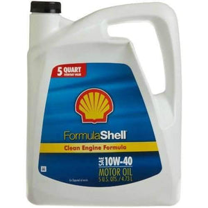 FormulaShell 10W-40 (SN) Conventional Motor Oil - Case of 3 (5 qt)