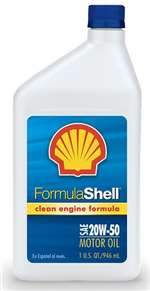 FormulaShell W 20 50 (SN) Conventional Motor Oil - Case of 12 (1 qt)