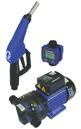 Graco 12V Electric Pump Package with Auto Nozzle with Meter