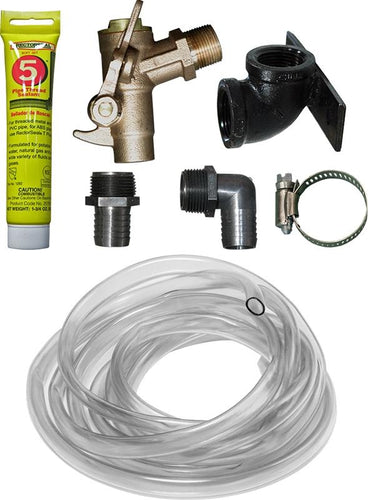 Gravity Feed Kit for 1  Tote-A-Lube or Wall-Stacker Tank