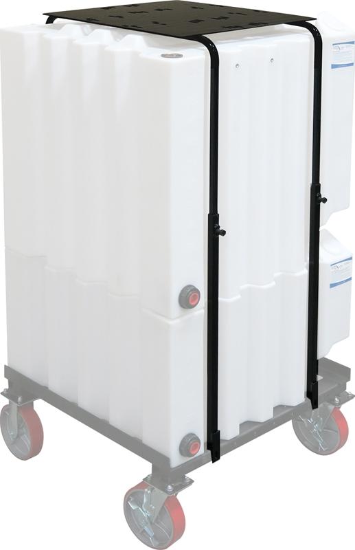 Top Mount Plate with Support for Pump, Daiphragm Pump and (2) Hose Reels for 32