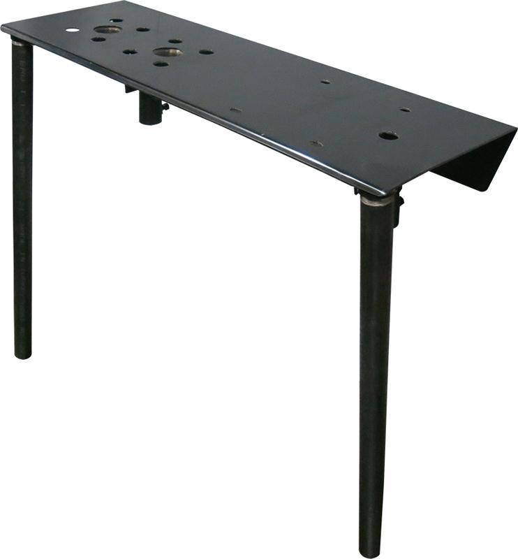 Shelf with Legs, Side Mounts Dispense Equipment for 32in. Tote-A-Lube Tanks