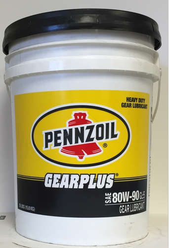 Pennzoil Gearplus 80W-90 GL-5 Longlife Gear and Axle Oil - 35 Pound Pail